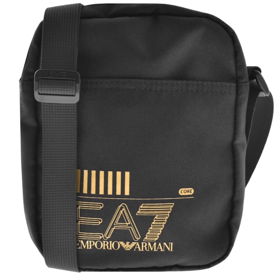 お歳暮 EA7 Black Bag Shoulder Armani Emporio バッグ